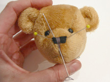 make the teddy bear